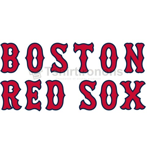 Boston Red Sox T-shirts Iron On Transfers N1471